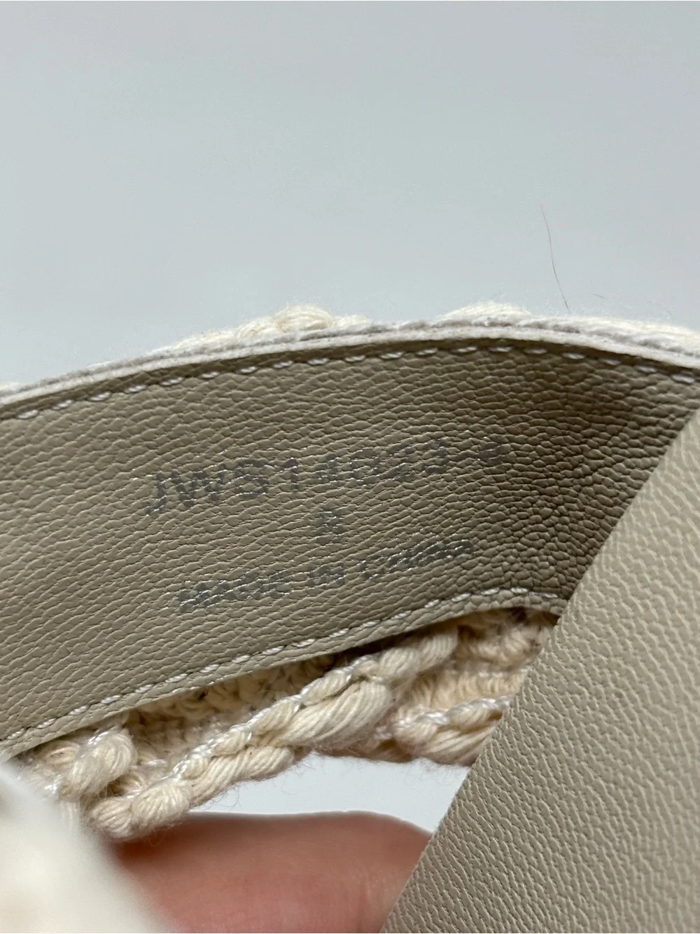 Johnny Was braided rope sandals NWOT size 8